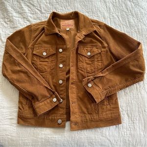Lucky Brand Tan Brown Corduroy Jacket